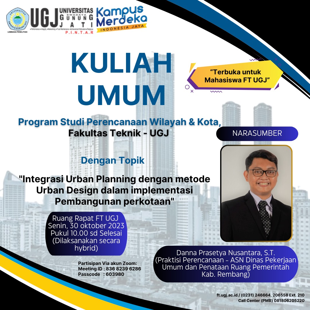 "Integrasi Urban Planning dengan Metode Urban Design dalam Implementasi Pembangunan Perkotaan"