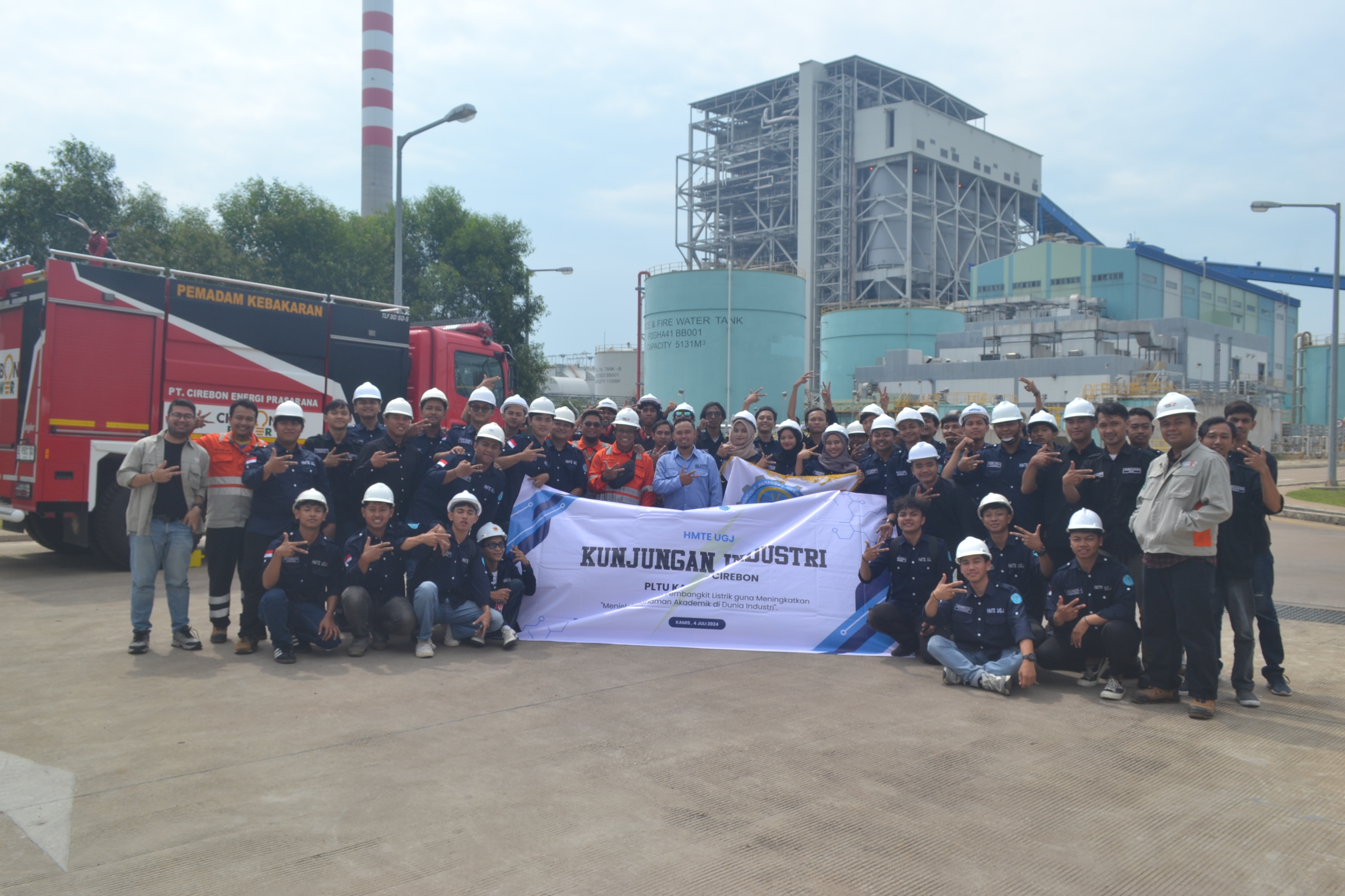 Kunjungan Industri Program Studi Teknik Elektro Universitas Swadaya Gunung Jati (UGJ) Cirebon Ke PLTU Cirebon Power Unit 2